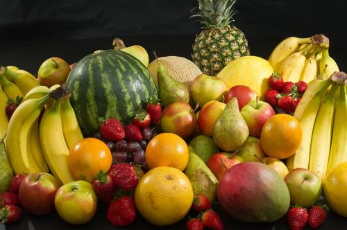 Collection of fresh fruits